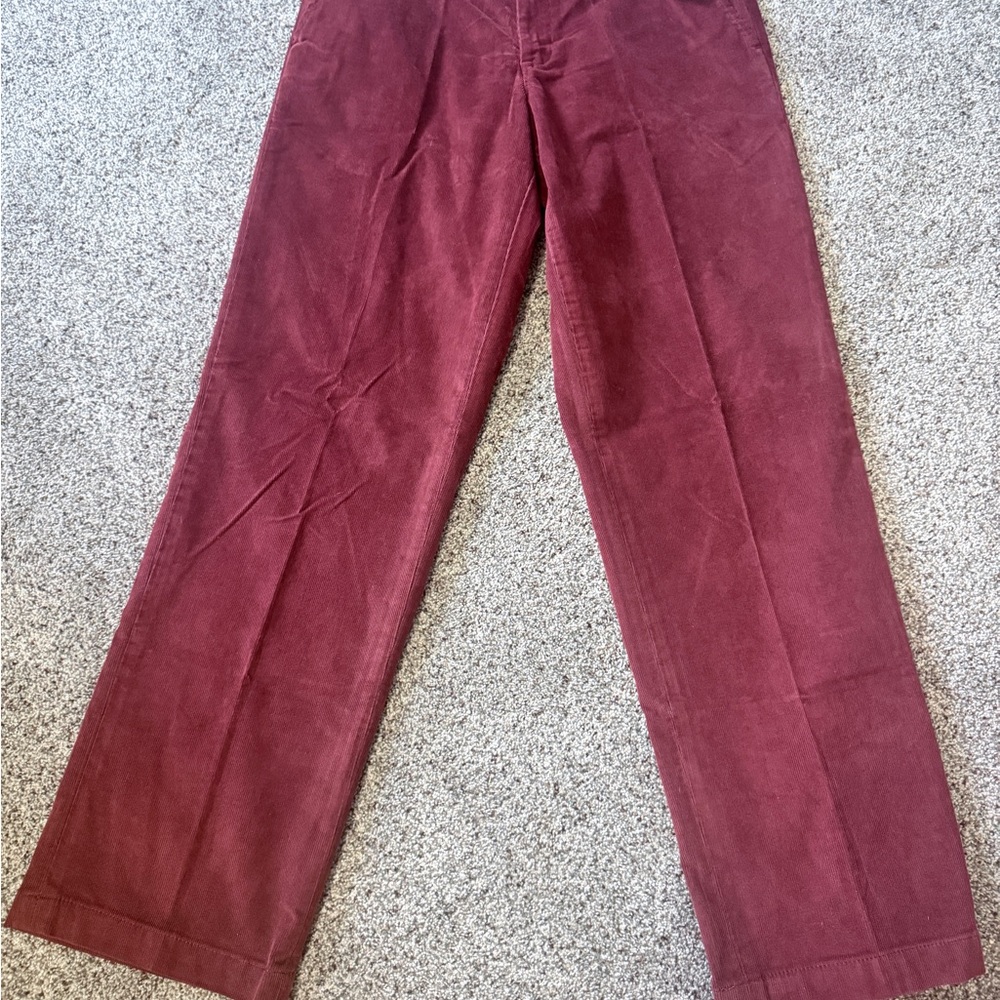 Dickies Men's Corduroy Pants in Burgundy